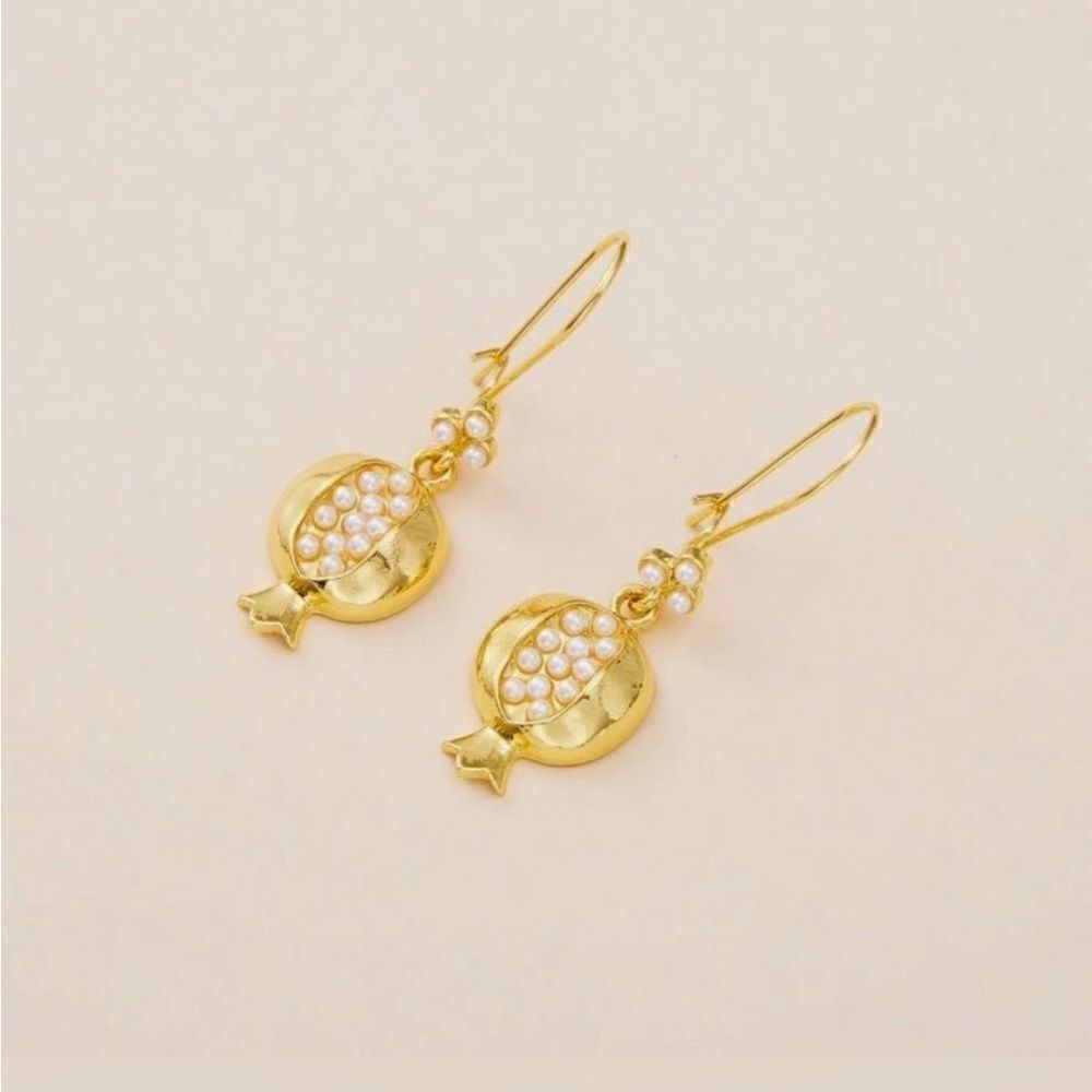 pomegranate earrings  N597